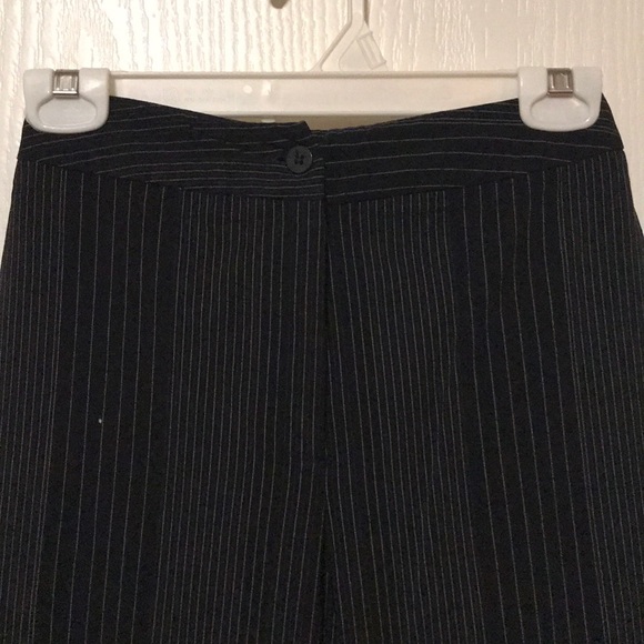 Black Designer Pin-Striped Suit - Picture 5 of 6